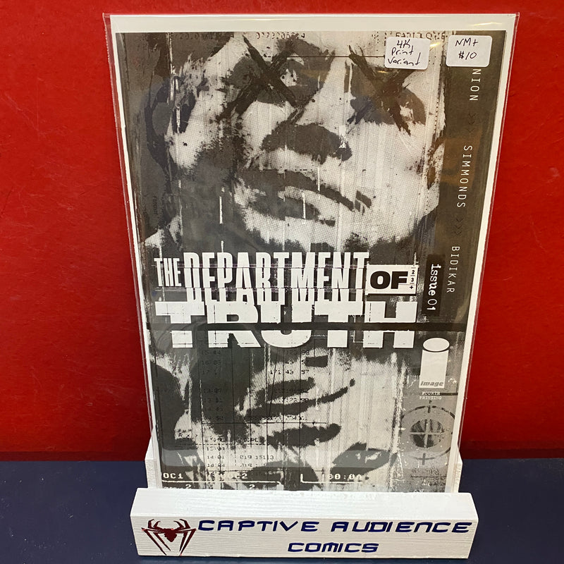 Department of Truth, The #1 - 4th Print Variant - NM+
