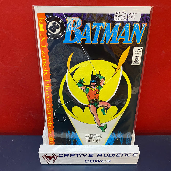 Batman, Vol. 1 #442 - 1st Tim Drake in Costume - NM-