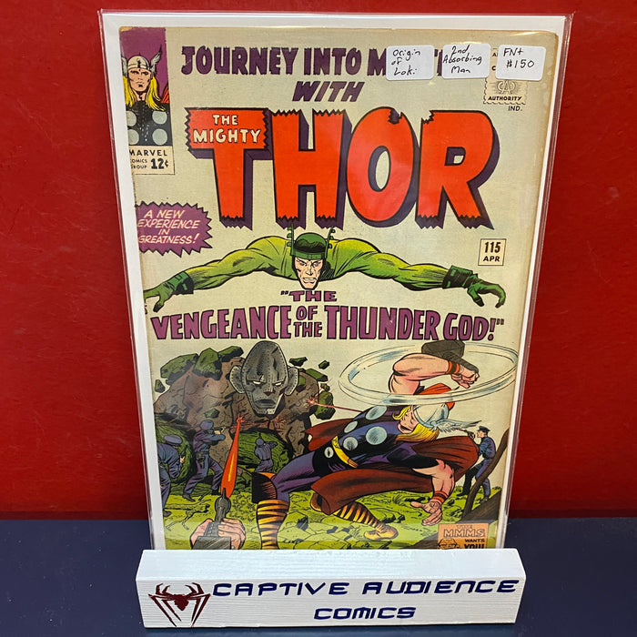 Journey Into Mystery, Vol. 1 #115 - Origin of Loki - 2nd Absorbing Man - FN+