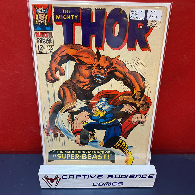 Thor, Vol. 1 #135 - Origin of High Evolutionary - VF