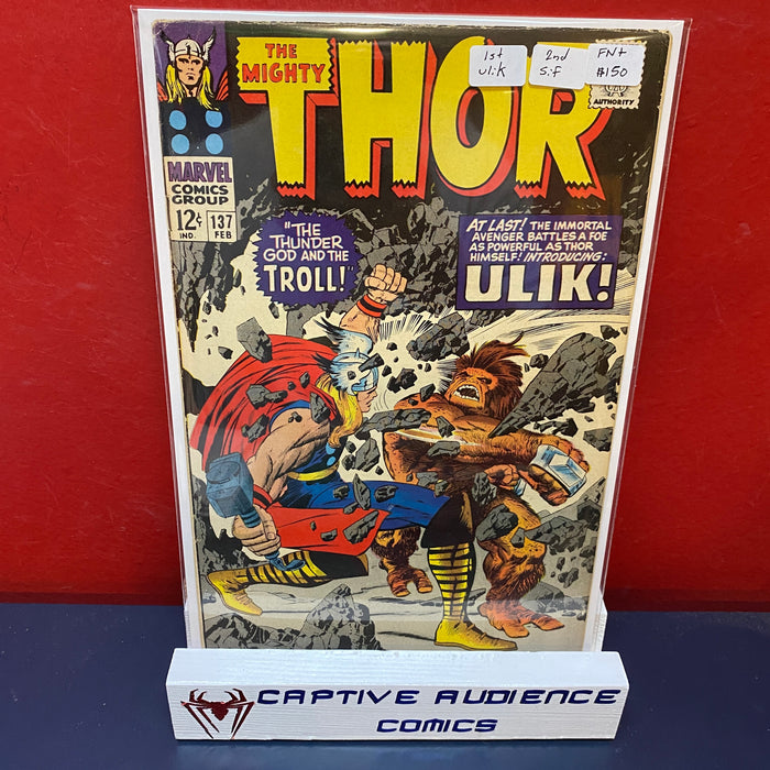 Thor, Vol. 1 #137 - 1st Ulik - 2nd Sif - FN+