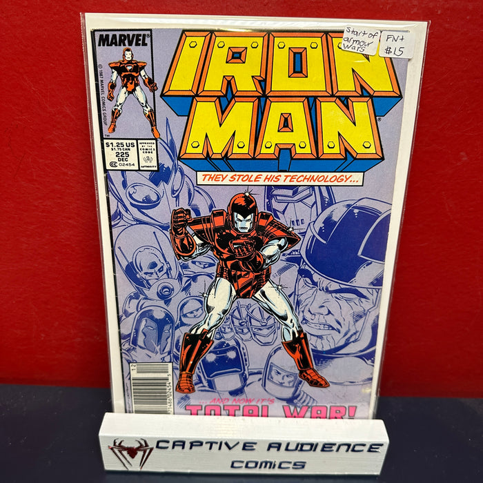 Iron Man, Vol. 1 #225 - Start of Armor Wars - FN+