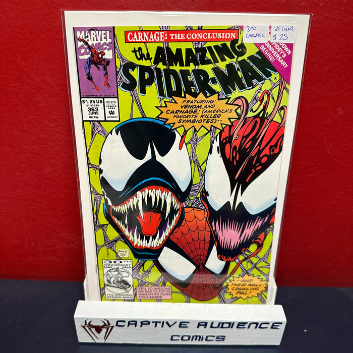 Amazing Spider-Man, The Vol. 1 #363 - 3rd Carnage - VF/NM