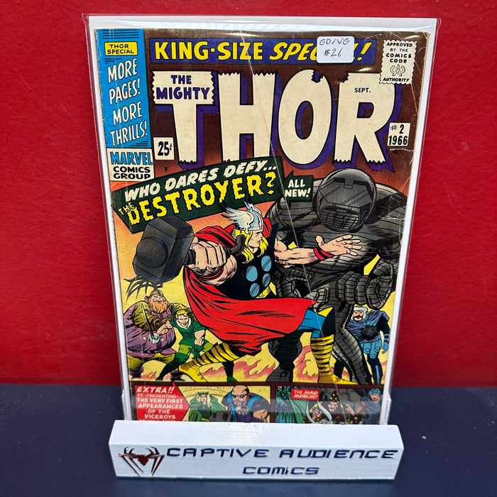 Thor Annual, Vol. 1 #2 - GD/VG