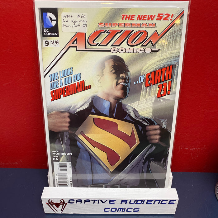 Action Comics, Vol. 2 #9 - 2nd Superman From Earth 23 - NM+