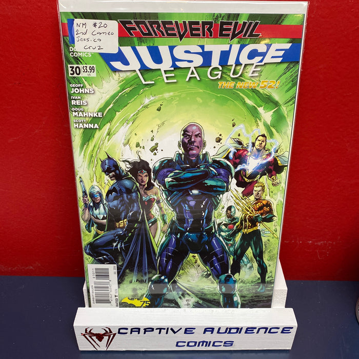 Justice League, Vol. 1 #30 - 2nd Cameo Jessica Cruz - NM