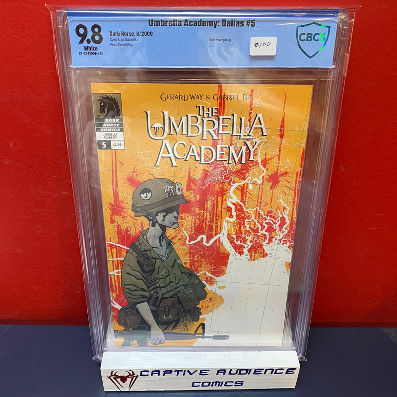 Umbrella Academy, The #5 - CBCS 9.8 (NOT CGC)