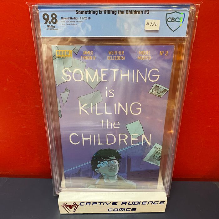 Something Is Killing The Children #3 - CBCS 9.8 (NOT CGC)