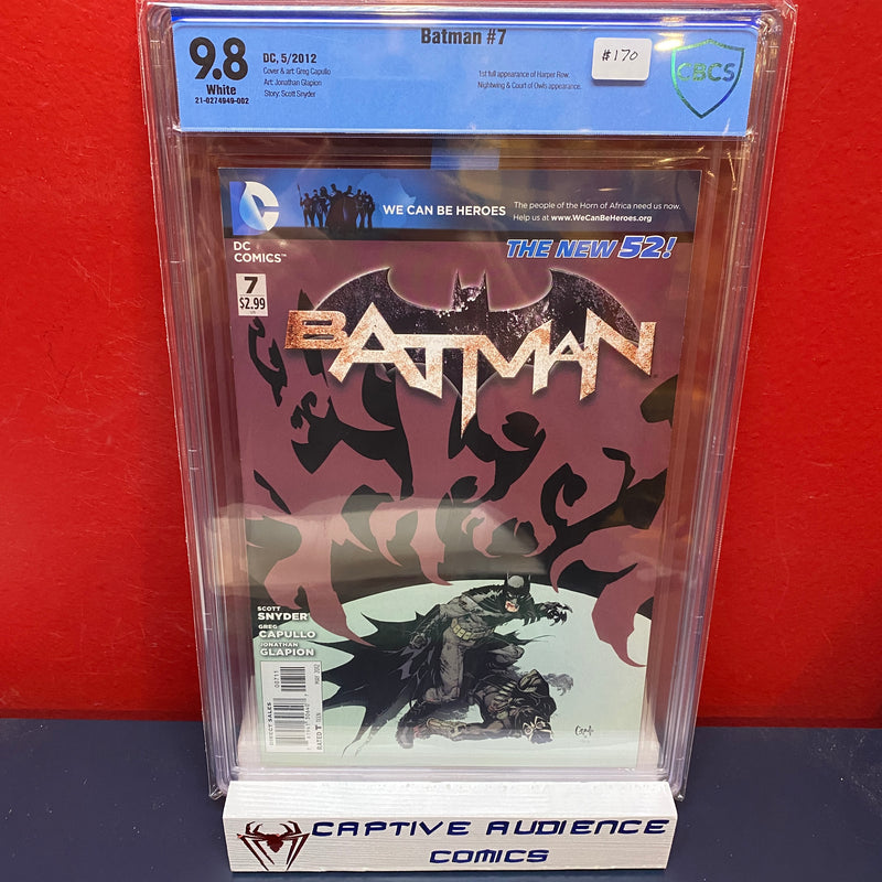 Batman, Vol. 2 #7 - CBCS 9.8 (NOT CGC)