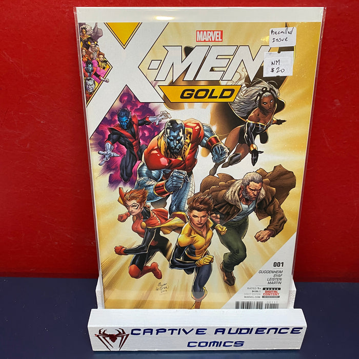 X-Men: Gold, Vol. 2 #1 - Recalled Issue - NM