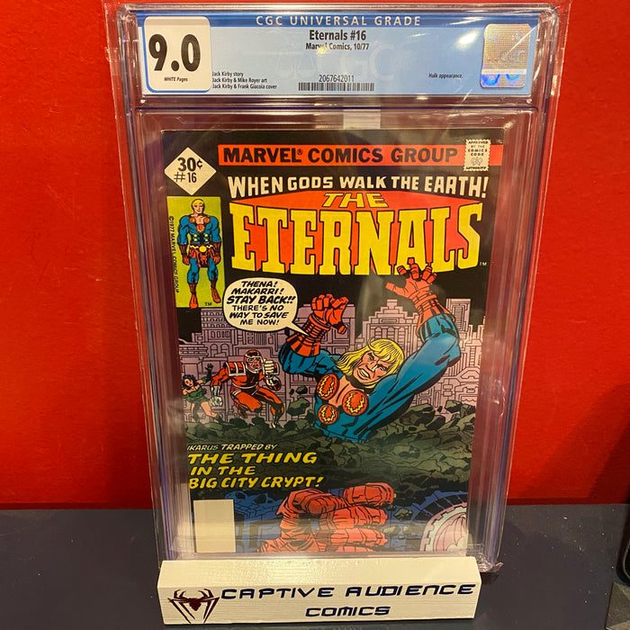 Eternals, Vol. 1 #16 - Hulk Appearance - 9.0 CGC