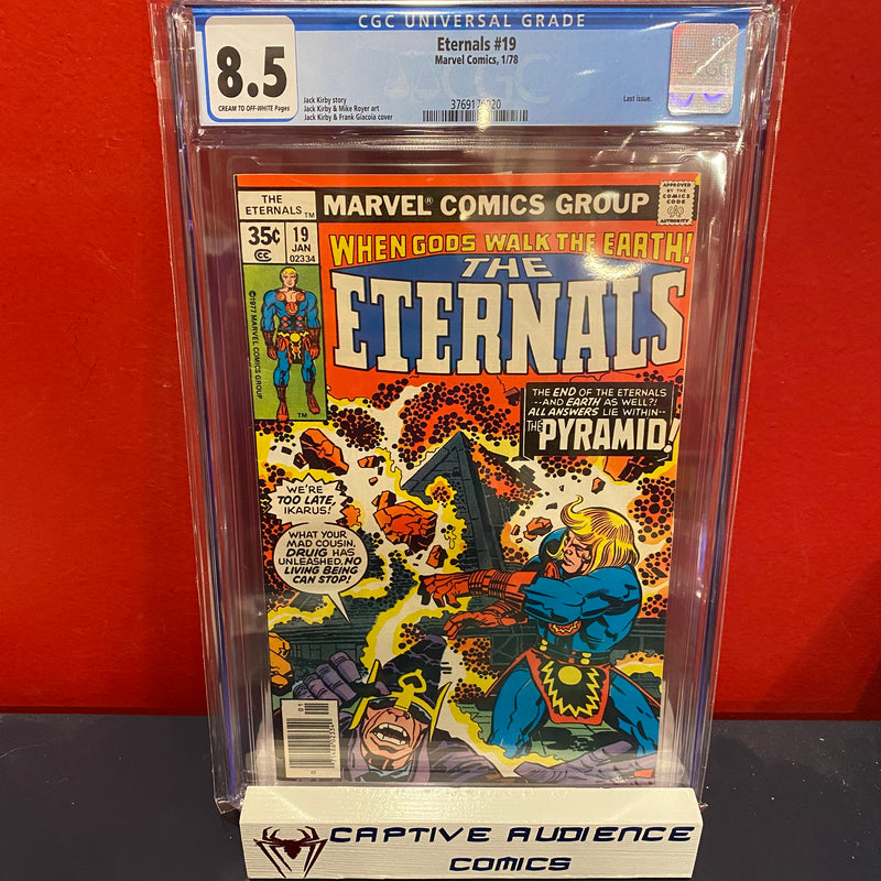 Eternals, Vol. 1 #19 - Last Issue - 8.5 CGC