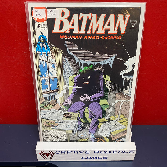 Batman, Vol. 1 #450 - Joker Cover - NM