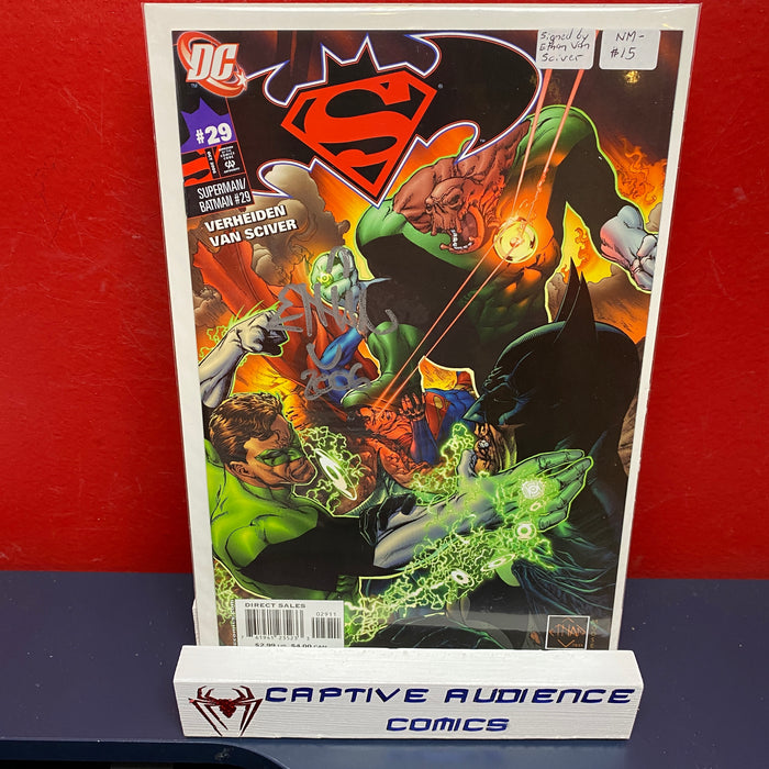 Superman / Batman #29 - Signed by Ethan Van Sciver - NM-