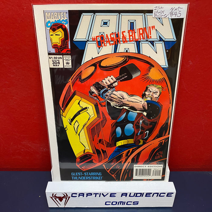 Iron Man, Vol. 1 #304 - 1st Hulk Buster - NM-