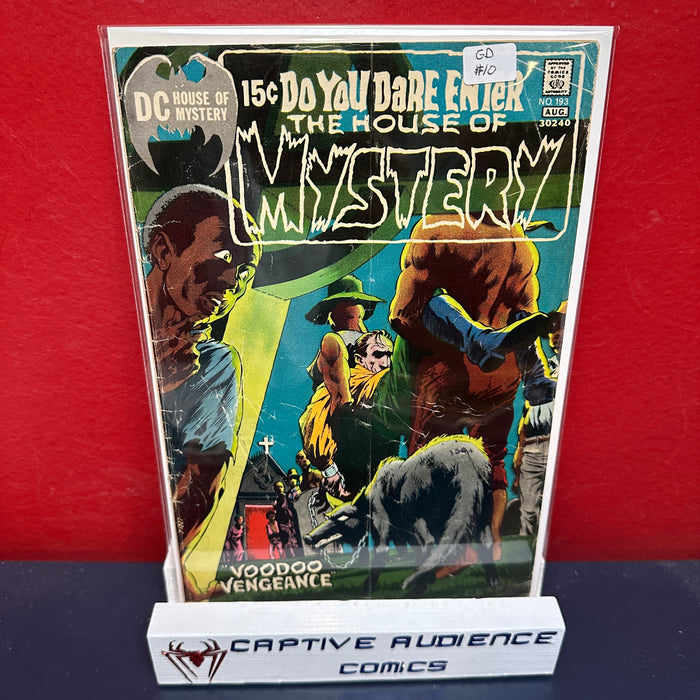 House of Mystery, Vol. 1 #193 - GD