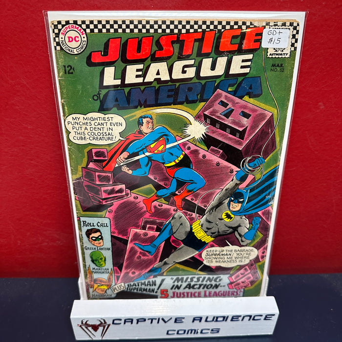 Justice League of America, Vol. 1 #52 - GD+