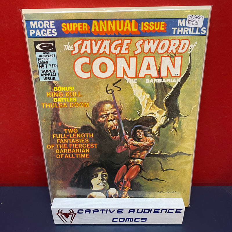 Savage Sword of Conan, Vol. 1 Annual #1 - VF/NM