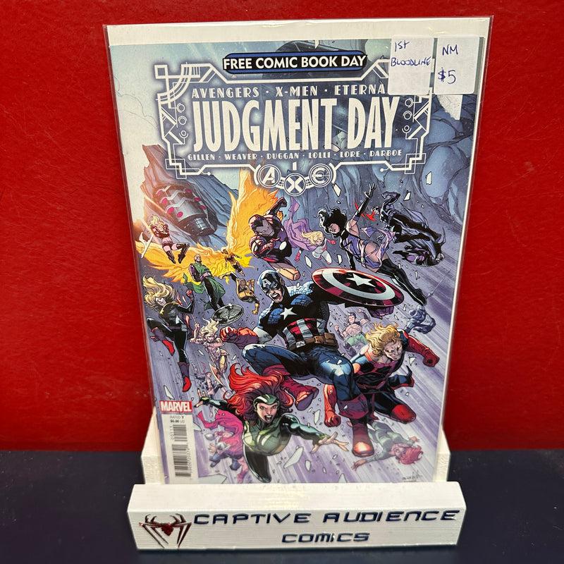 Free Comic Book Day 2022 (The Avengers / X-Men / Eternals: Judgment Day) #1 - 1st Bloodline - NM