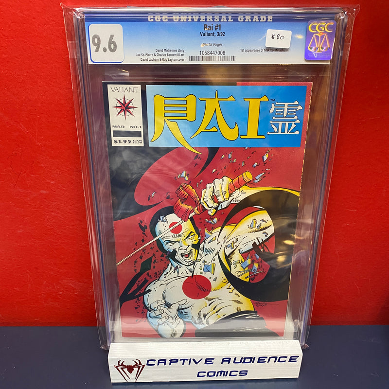 Rai, Vol. 1 #1 - CGC 9.6