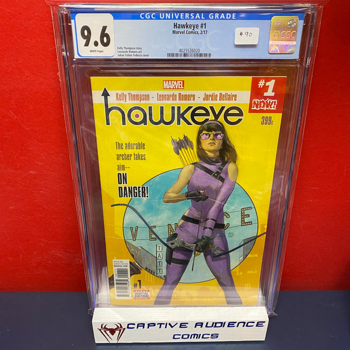 Hawkeye, Vol. 5 #1 - CGC 9.6