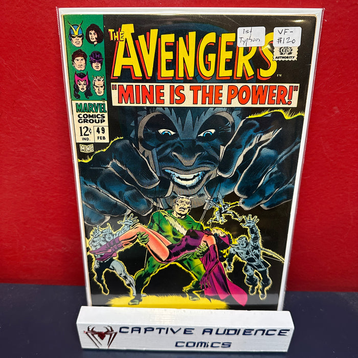 Avengers, The Vol. 1 #49 - 1st Typhoon - VF-