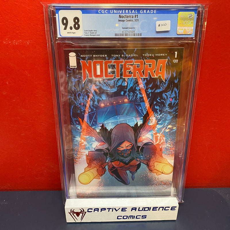 Nocterra #1 - Francis Manapul Variant - CGC 9.8