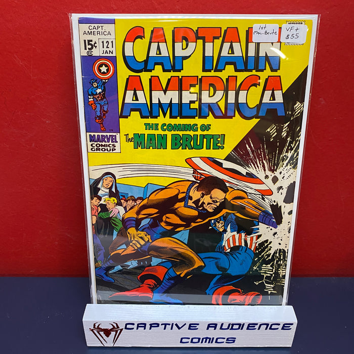 Captain America, Vol. 1 #121 - 1st Man-Brute - VF+