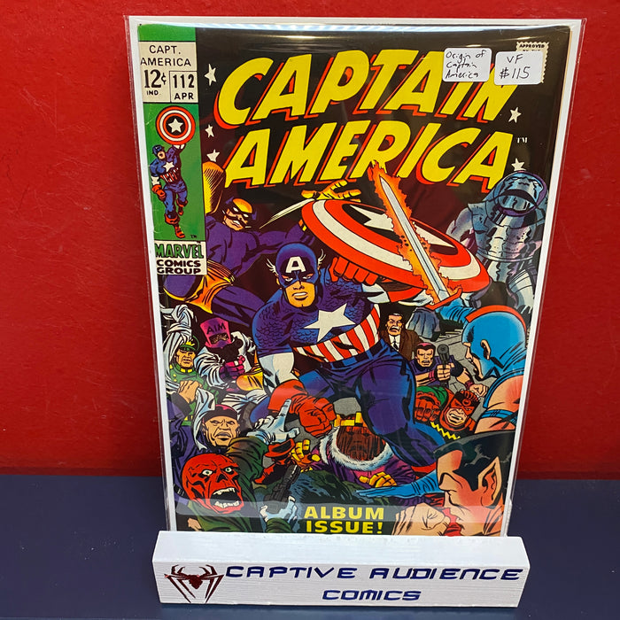Captain America, Vol. 1 #112 - Origin of Captain America - VF