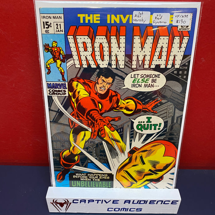 Iron Man, Vol. 1 #21 - 1st Alex Nevsky as Red Dynamo - VF/NM