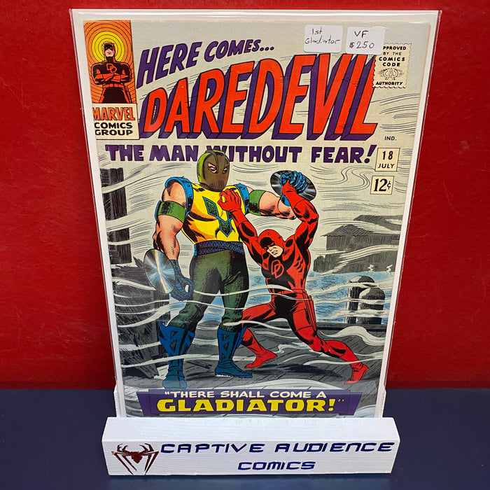 Daredevil, Vol. 1 #18 - 1st Gladiator - VF