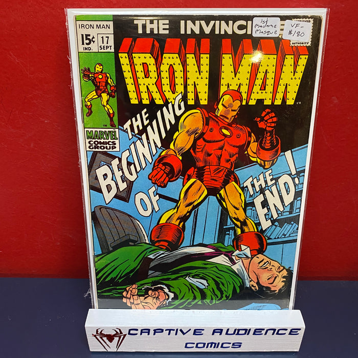Iron Man, Vol. 1 #17 - 1st Madame Masque - VF-