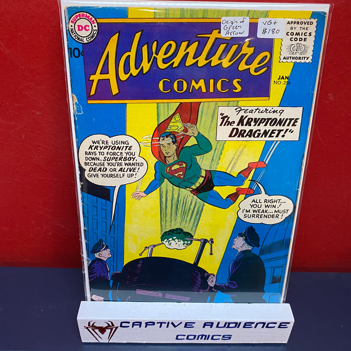 Adventure Comics, Vol. 1 #256 - Origin of Green Arrow - VG+