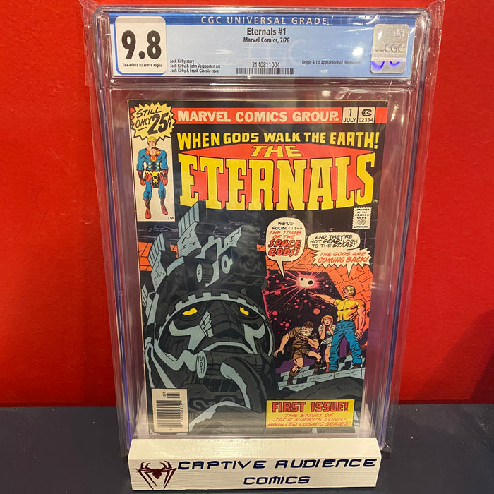 Eternals, Vol. 1 #1 - Origin and 1st Appearance of the Eternals - 9.8 CGC