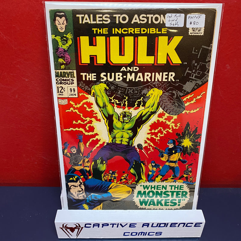 Tales to Astonish, Vol. 1 #99 - 1st Full Lord Seth - FN/VF