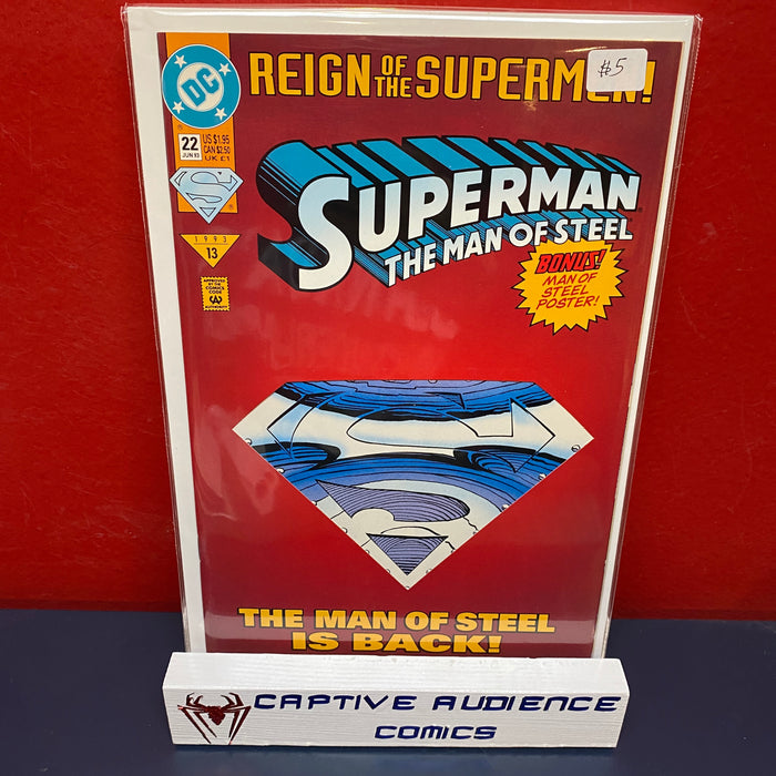 Superman: The Man of Steel #22 - NM