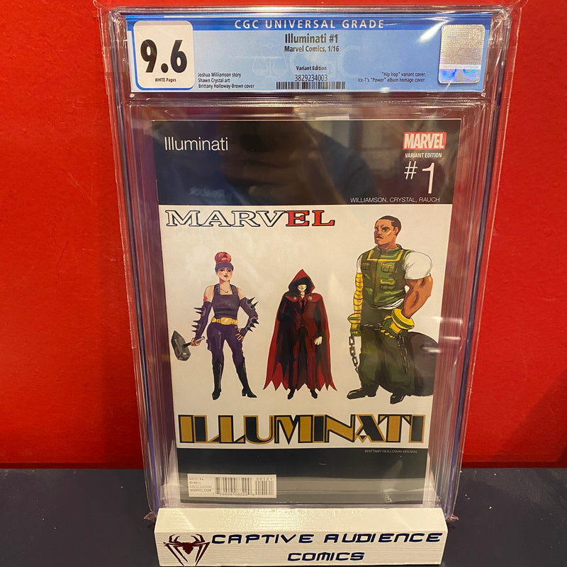 Illuminati, Vol. 1 #1 - HipHop Variant - 9.6 CGC
