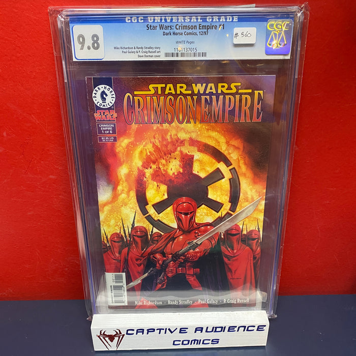 Star Wars: Crimson Empire #1 - CGC 9.8