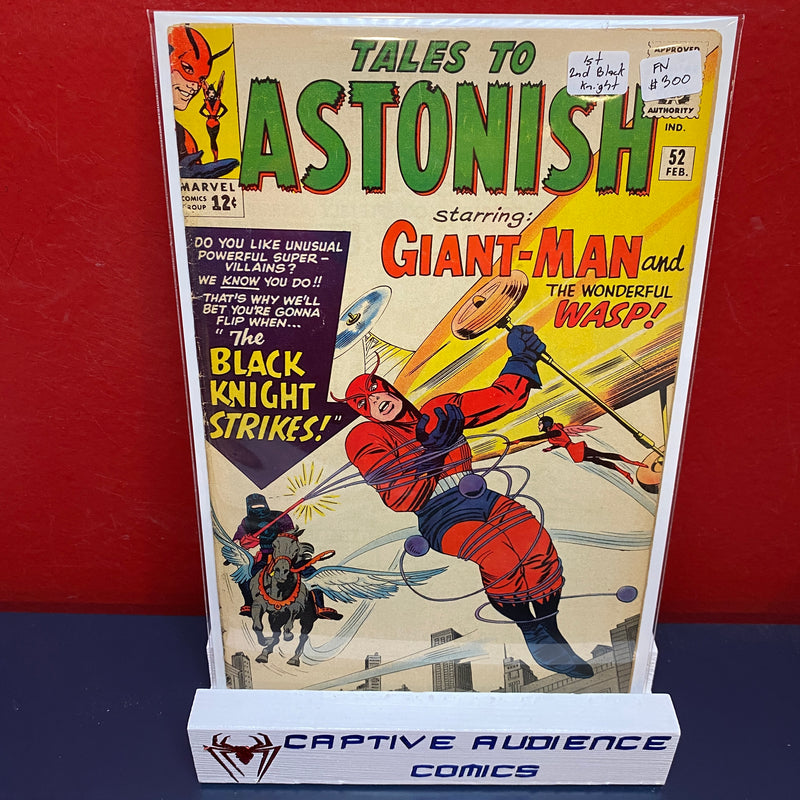 Tales to Astonish, Vol. 1 #52 - 1st 2nd Black Knight - FN