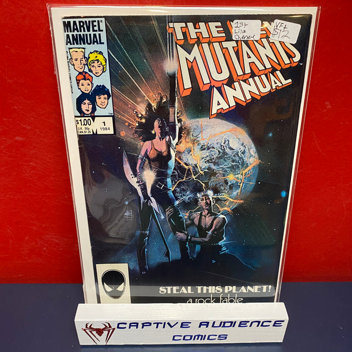 New Mutants, Vol. 1 Annual #1 - 1st Lila Cheney - VF+
