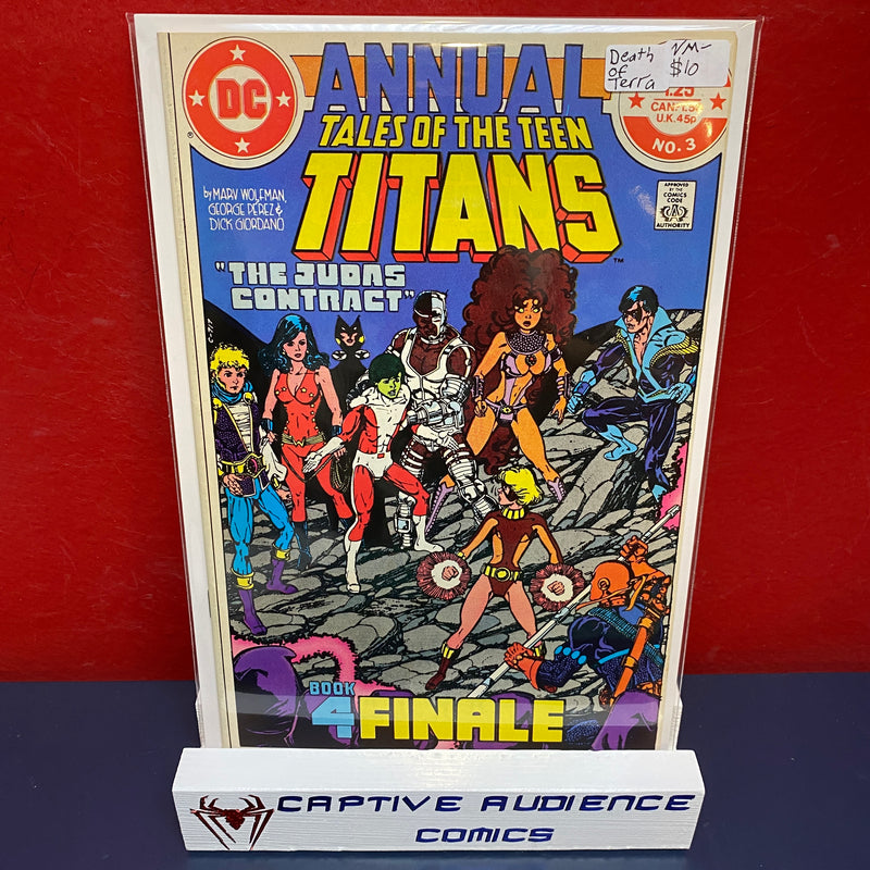 Tales of the Teen Titans Annual #3 - Death of Terra - NM-