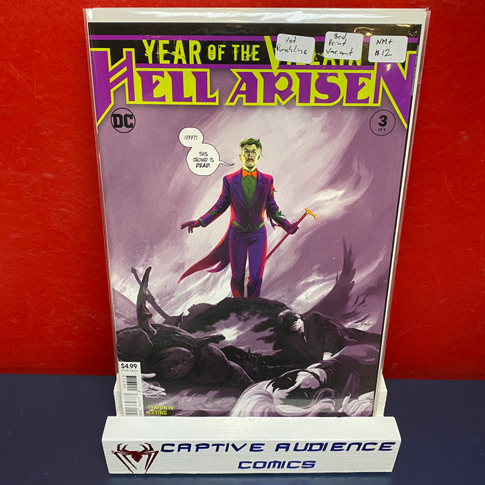 Year Of The Villain: Hell Arisen #3 - 1st Punchline - 3rd Print Variant - NM+