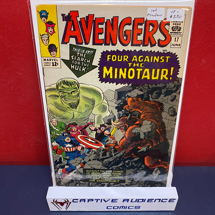 Avengers, The Vol. 1 #17 - 1st Minotaur - VF-