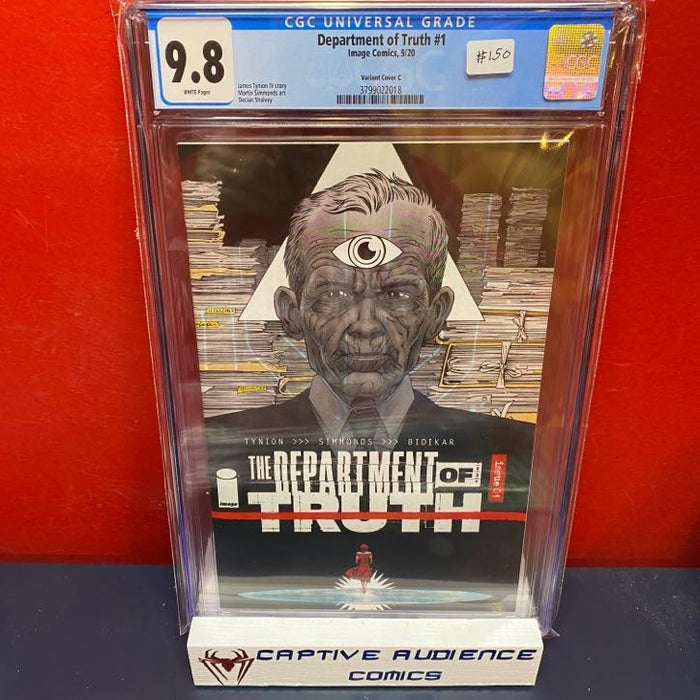 Department of Truth, The #1 - Declan Shalvey Variant - CGC 9.8