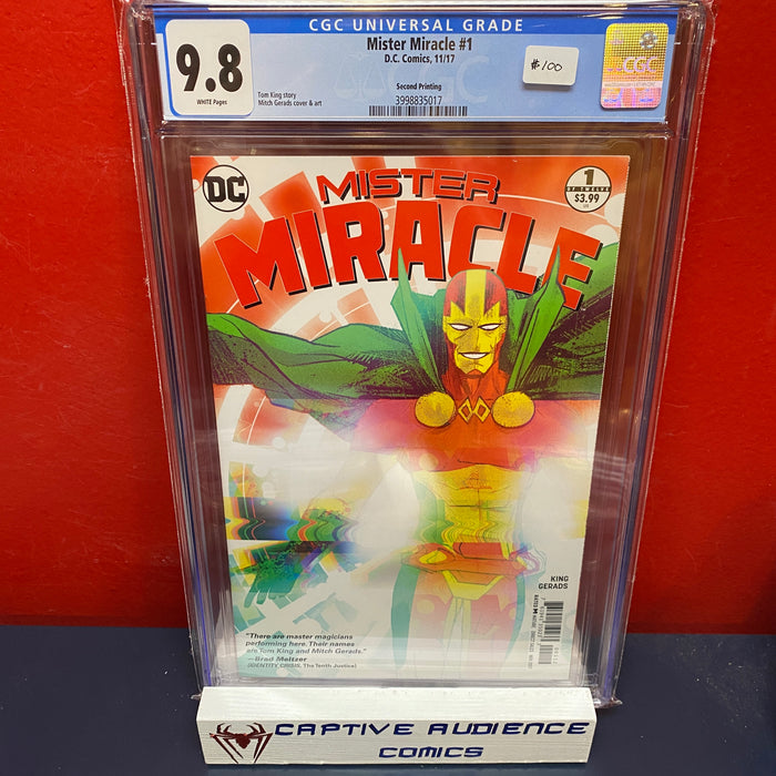 Mister Miracle, Vol. 4 #1 - Second Printing - CGC 9.8