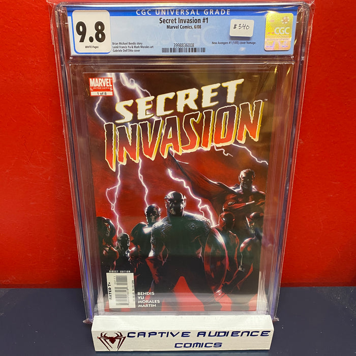Secret Invasion #1 - CGC 9.8
