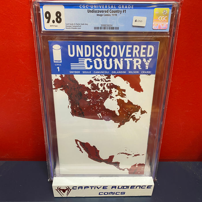 Undiscovered Country #1 - CGC 9.8