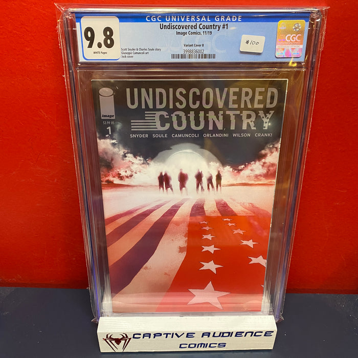 Undiscovered Country #1 - Jock Variant - CGC 9.8