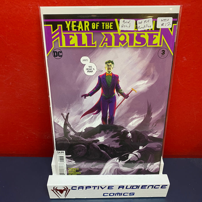 Year Of The Villain: Hell Arisen #3 - 3rd Print - 1st Full Punchline - NM+