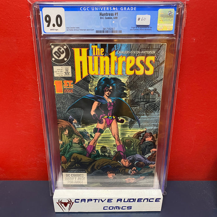 Huntress, Vol. 1 #1 - 1st New Huntress - CGC 9.0